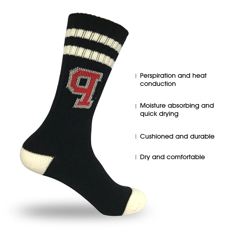 Men′s Cotton Function Basketball Compression Sport Sock