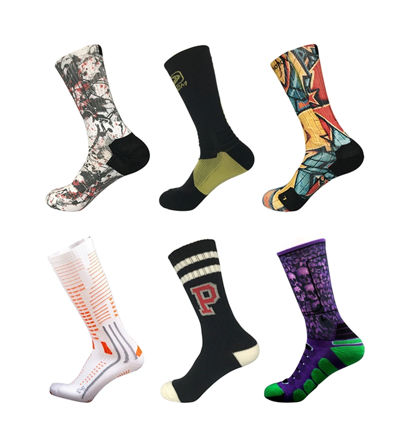 Men′s Fashion Cotton Function Baseketball Sock